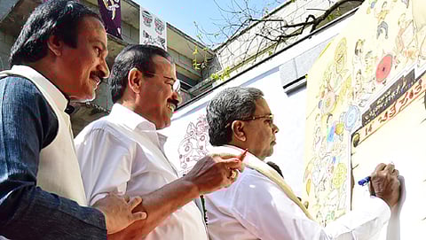 ಚಿತ್ರಸಂತೆಗೆ ಚಾಲನೆ ನೀಡಿದ ಸಿಎಂ ಸಿದ್ದರಾಮಯ್ಯ