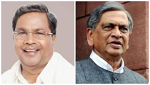 ಸಿದ್ದರಾಮಯ್ಯ ಮತ್ತು ಎಸ್ ಎಂ ಕೃಷ್ಣ