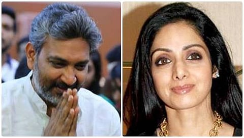 ಎಸ್.ಎಸ್.ರಾಜಮೌಳಿ -ಶ್ರೀದೇವಿ(ಸಂಗ್ರಹ ಚಿತ್ರ)