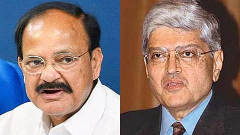 ಎನ್'ಡಿಎ ಅಭ್ಯರ್ಥಿ ಎಂ.ವೆಂಕಯ್ಯ ನಾಯ್ಡು ಹಾಗೂ ವಿರೋಧ ಪಕ್ಷಗಳ ಅಭ್ಯರ್ಥಿ ಗೋಪಾಲಕೃಷ್ಣ ಗಾಂಧಿ