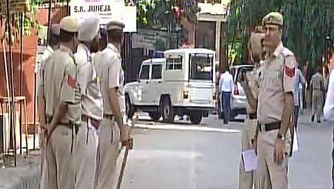 ಪಂಚಕುಲದಲ್ಲಿ ಭದ್ರತಾ ಸಿಬ್ಬಂದಿಗಳನ್ನು ನಿಯೋಜಿಸಿರುವುದು