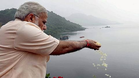 ಸರ್ದಾರ್ ಸರೋವರ್ ಅಣೆಕಟ್ಟನ್ನು ಲೋಕಾರ್ಪಣೆಗೊಳಿಸಿದ ಪ್ರಧಾನಿ ನರೇಂದ್ರ ಮೋದಿ