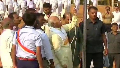 ಧ್ವಜಾರೋಹಣ ನೆರವೇರಿಸಿದ ಮೋಹನ್ ಭಾಗ್ವತ್