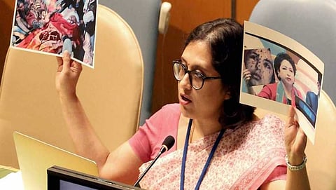 ವಿಶ್ವಸಂಸ್ಥೆಗೆ ಭಾರತದ ಖಾಯಂ ನಿಯೋಗದ ಮೊದಲ ಕಾರ್ಯದರ್ಶಿ ಪಲೋಮಿ ತ್ರಿಪಾಠಿ