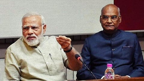 ರಾಷ್ಟ್ರಪತಿ ಕೋವಿಂದ್ ಹಾಗೂ ಪ್ರಧಾನಿ ಮೋದಿ