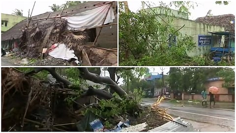 ನಾಗಪಟ್ಟಣಂನಲ್ಲಿ ಇಂದು ಬೆಳಗ್ಗೆ ಕಂಡುಬಂದ ದೃಶ್ಯ