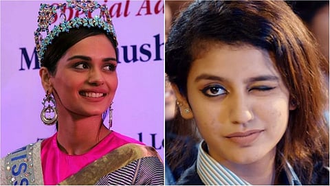 ಸಾಮಾಜಿಕ ತಾಣದಲ್ಲಿ ವಿಶ್ವ ಸುಂದರಿ ಮಾನುಷಿ ಚಿಲ್ಲರ್ ರನ್ನು ಹಿಂದಿಕ್ಕಿದ ಕಣ್ ಸನ್ನೆ ಹುಡುಗಿ ಪ್ರಿಯಾ ವಾರಿಯರ್