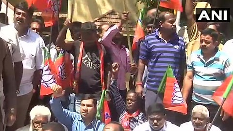 ಬಿಜೆಪಿ ಕಾರ್ಯಕರ್ತರ ಪ್ರತಿಭಟನೆ