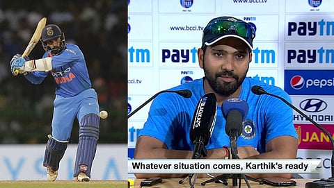 ರೋಹಿತ್ ಶರ್ಮಾ ಹಾಗೂ ದಿನೇಶ್ ಕಾರ್ತಿಕ್