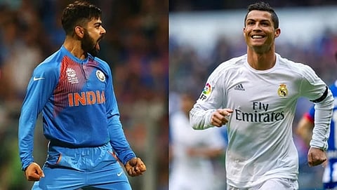 ವಿರಾಟ್ ಕೊಹ್ಲಿ-ಕ್ರಿಸ್ಟಿಯಾನೊ ರೊನಾಲ್ಡೊ