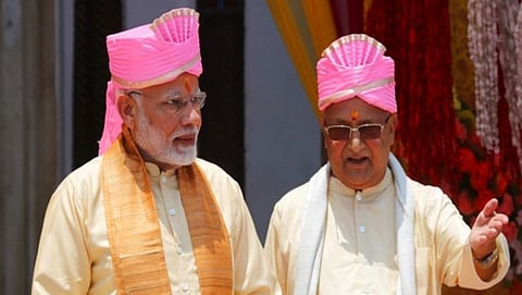 ಪ್ರಧಾನಿ ನರೇಂದ್ರಮೋದಿ ಮತ್ತು ನೇಪಾಳ ಪ್ರಧಾನಿ