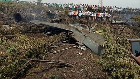 ವಿಮಾನದ ಅವಶೇಷಗಳು