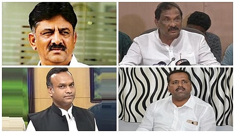 ಡಿ ಕೆ ಶಿವಕುಮಾರ್, ಕೆ ಜೆ ಜಾರ್ಜ್, ಪ್ರಿಯಾಂಕ್ ಖರ್ಗೆ, ಯು ಟಿ ಖಾದರ್
