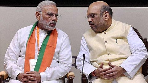 ಪ್ರಧಾನಮಂತ್ರಿ ನರೇಂದ್ರ ಮೋದಿ ಹಾಗೂ ಬಿಜೆಪಿ ರಾಷ್ಟ್ರಾಧ್ಯಕ್ಷ ಅಮಿತ್ ಶಾ