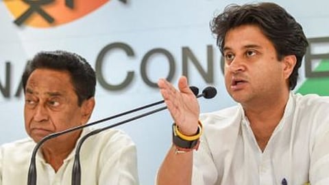 ಕಮಲ್ ನಾಥ್, ಸಿಂದಿಯಾ
