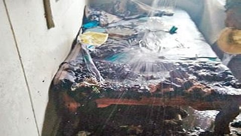 ಬೆಂಕಿಯಿಂದ ಸುಟ್ಟುಹೋದ ಉಪಕರಣ