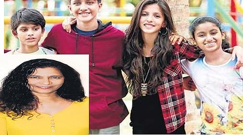 ಕವಿತಾ ಲಂಕೇಶ್ ಮತ್ತು ಚಿತ್ರದಲ್ಲಿ ನಟಿಸಿದ ಮಕ್ಕಳು