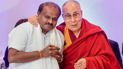 ಎಚ್ ಡಿ ಕುಮಾರಸ್ವಾಮಿ - ದಲೈ ಲಾಮಾ