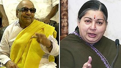 ಎಂ. ಕರುಣಾನಿಧಿ, ಜಯಲಲಿತಾ