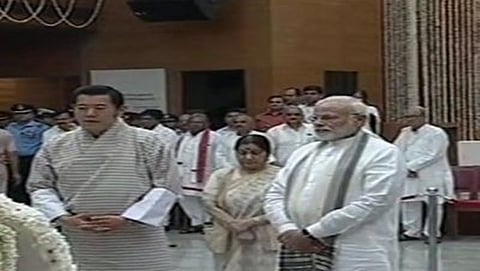 ಭೂತನ್ ದೊರೆಯಿಂದ ವಾಜಪೇಯಿಗೆ ಅಂತಿಮ ನಮನ