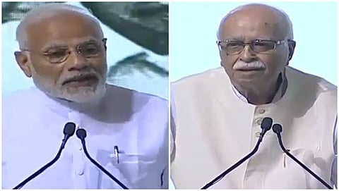 ಪ್ರಧಾನಿ ಮೋದಿ ಮತ್ತು ಎಲ್ ಕೆ ಆಡ್ವಾಣಿ