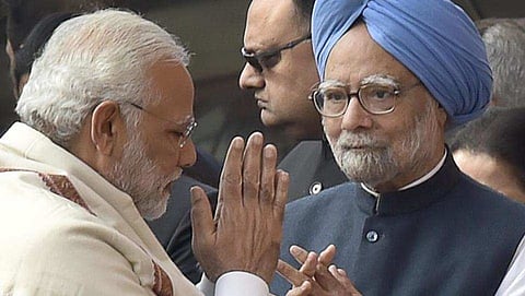 ನರೇಂದ್ರ ಮೋದಿ-ಮನ್ ಮೋಹನ್ ಸಿಂಗ್