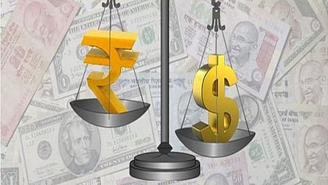 Rupee and Dollar (file pic)