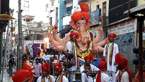 ಗಣೇಶ ಮೂರ್ತಿಗಳ ವಿಸರ್ಜನಾ ಮೆರವಣಿಗೆ