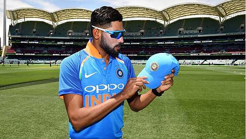 ಏಕದಿನ ಕ್ರಿಕೆಟ್ ಗೆ ಸಿರಾಜ್ ಪದಾರ್ಪಣೆ