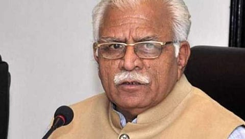 ಹರಿಯಾಣ ರಾಜ್ಯದ ಮುಖ್ಯಮಂತ್ರಿ ಮನೋಹರ್ ಲಾಲ್ ಖಟ್ಟರ್