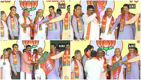 ಅನರ್ಹ ಶಾಸಕರು ಬಿಜೆಪಿಗೆ ಸೇರ್ಪಡೆಯಾಗಿದ ಕಾರ್ಯಕ್ರಮ