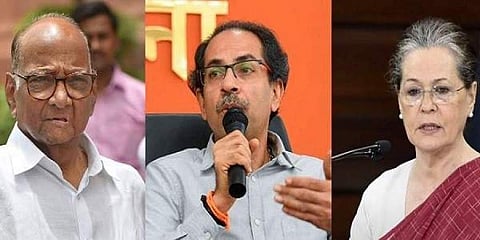 ಶರದ್ ಪವಾರ್ - ಉದ್ಧವ್ ಠಾಕ್ರೆ - ಸೋನಿಯಾ ಗಾಂಧಿ