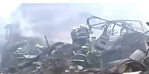 ಕಾರ್ಖಾನೆಯಲ್ಲಿ ಬೆಂಕಿ