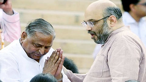 ಮುಲಾಯಂ-ಅಮಿತ್ ಶಾ