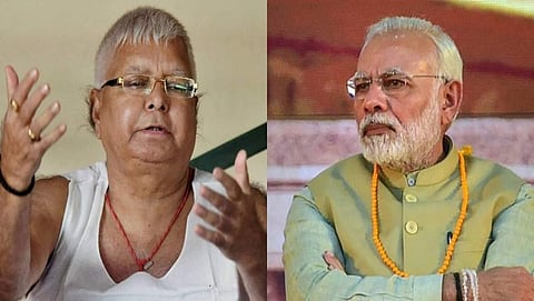 ಲಾಲು ಪ್ರಸಾದ್ ಯಾದವ್ , ಪ್ರಧಾನಿ ಮೋದಿ