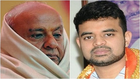 ಹೆಚ್ ಡಿ ದೇವೇಗೌಡ-ಪ್ರಜ್ವಲ್ ರೇವಣ್ಣ