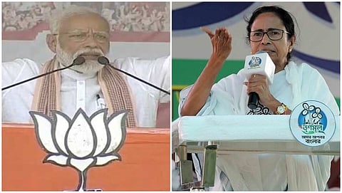 Narendra Modi- Mamata banarjee