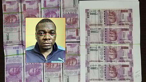 ಬೆಂಗಳೂರು: ಖೋಟಾನೋಟು ಚಲಾವಣೆ ಮಾಡುತ್ತಿದ್ದ ವಿದೇಶಿ ಪ್ರಜೆ ಬಂಧನ, 33 ಲಕ್ಷ ರೂ ವಶ