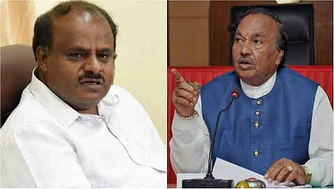 'ಕುಮಾರಸ್ವಾಮಿ, ಅವರಪ್ಪನಿಗೆ ವಯಸ್ಸಾಗಿಲವೇ': ಕೆಎಸ್ ಈಶ್ವರಪ್ಪ