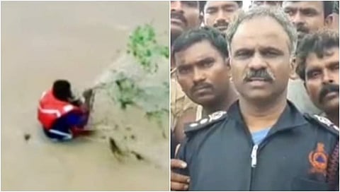 ರಕ್ಷಣೆ ವೇಳೆ ಮುಗುಚಿದ ಬೋಟ್: 12 ಕಿ.ಮೀ ಈಜಿ ದಡ ಸೇರಿದ ಕಮಾಂಡರ್ ಚೇತನ್ ಕುಮಾರ್
