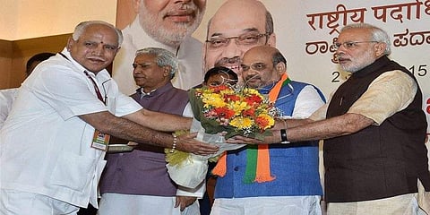 ಯಡಿಯೂರಪ್ಪ-ಪ್ರಧಾನಿ ಭೇಟಿ(ಸಂಗ್ರಹ ಚಿತ್ರ)