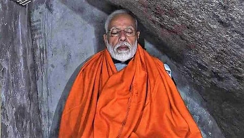 ಕೇದಾರನಾಥ ಗುಹೆಯಲ್ಲಿ ಧ್ಯಾನಸ್ಥ ಪಿಎಂ ಮೋದಿ