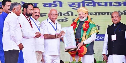 ಪ್ರಧಾನಿ ಮೋದಿ - ಸಿಎಂ ಯಡಿಯೂರಪ್ಪ