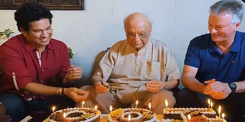 ಮಾಜಿ ಕ್ರಿಕೆಟಿಗ ವಸಂತ್ಗೆ 100ರ ಸಂಭ್ರಮ : ಶುಭಾಶಯ ಕೋರಿದ ಕ್ರಿಕೆಟ್ ದಂತಕತೆ