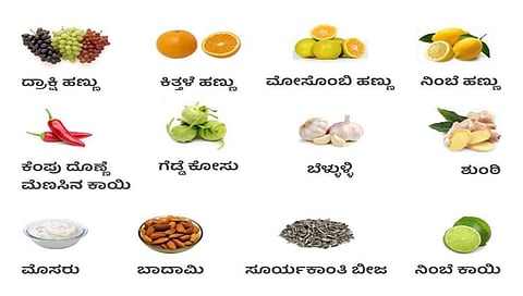 ರೋಗ ನಿರೋಧಕ ಶಕ್ತಿ ಹೆಚ್ಚಿಸುವ ಆಹಾರಗಳು