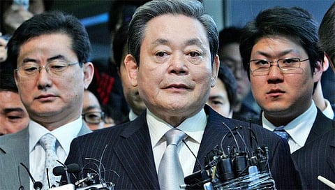 ಸ್ಯಾಮ್ ಸಂಗ್ ಅಧ್ಯಕ್ಷ ಲೀ ಕುನ್-ಹೀ