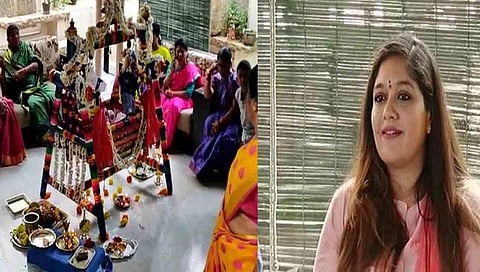 ನಟ ಚಿರಂಜೀವಿ ಸರ್ಜಾ ಮಗುವಿನ ತೊಟ್ಟಿಲ ಶಾಸ್ತ್ರ