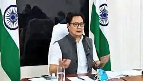 ಕೇಂದ್ರ ಕ್ರೀಡಾ ಸಚಿವ ಕಿರಣ್ ರಿಜಿಜು