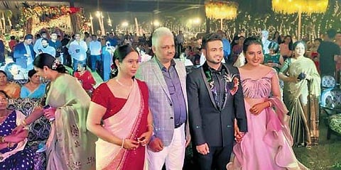 ಲಕ್ಷ್ಮಿ ಹೆಬ್ಬಾಳ್ಕರ್ ಪುತ್ರನ ವಿವಾಹ ಸಮಾರಂಭ
