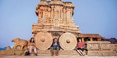 ಹಂಪಿಗೆ ನೀತಿ ಆಯೋಗದ ಸಿಇಒ ಭೇಟಿ